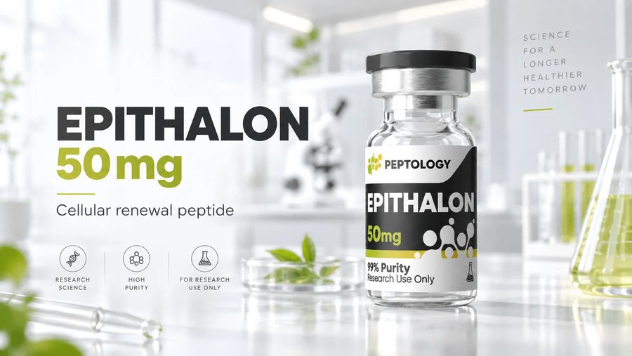 Epithalon 50 mg – Renovación celular y activación de la telomerasa