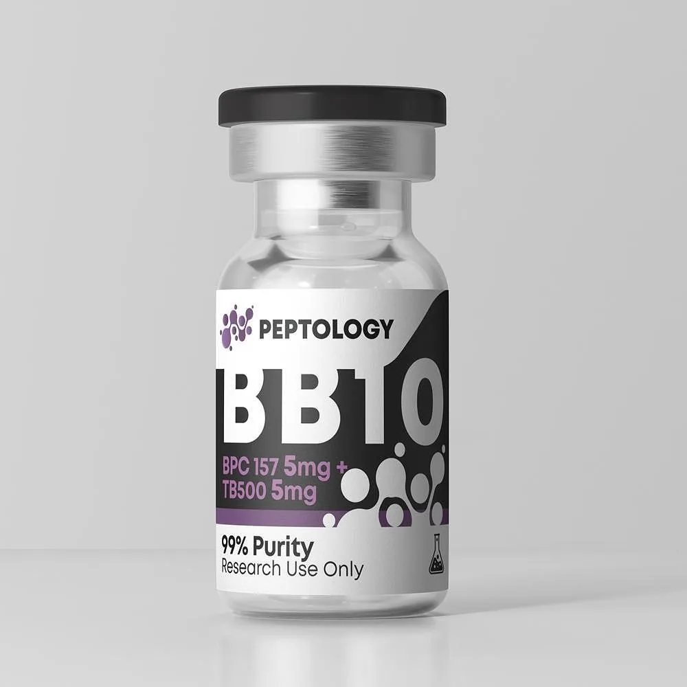 BB10 – mezcla de péptidos de investigación (BPC-157 5 mg + TB-500 5 mg)