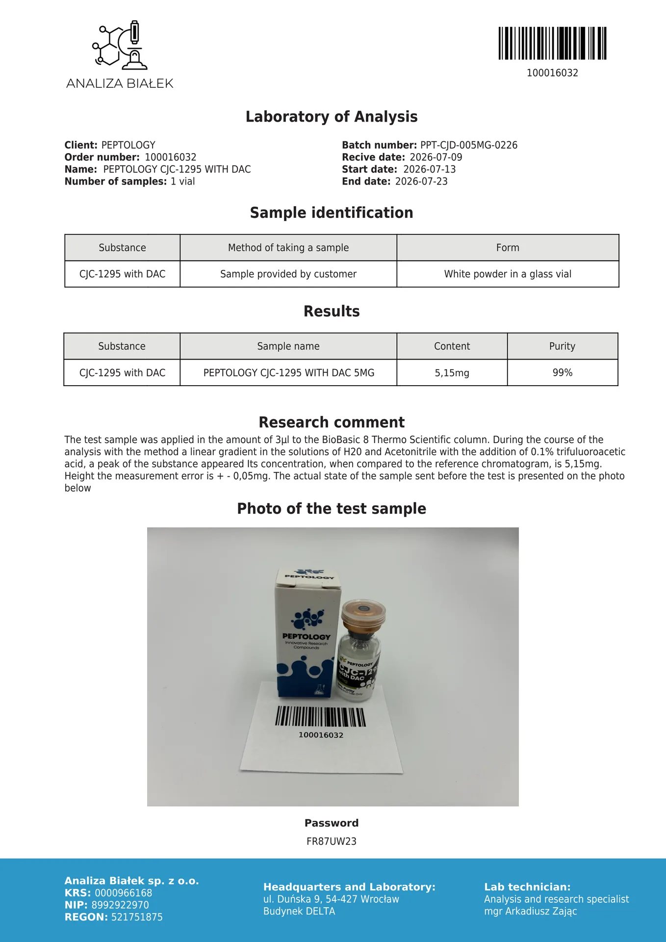 CJC-1295 con DAC 2mg/5mg – análogo de GHRH de acción prolongada con liberación extendida – imagen 2