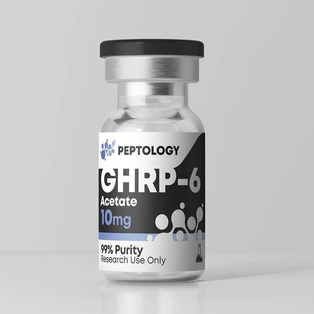 GHRP-6 10 mg – Mimético de la grelina (agonista de GHS-R1a) para investigación sobre la secreción pulsátil de GH
