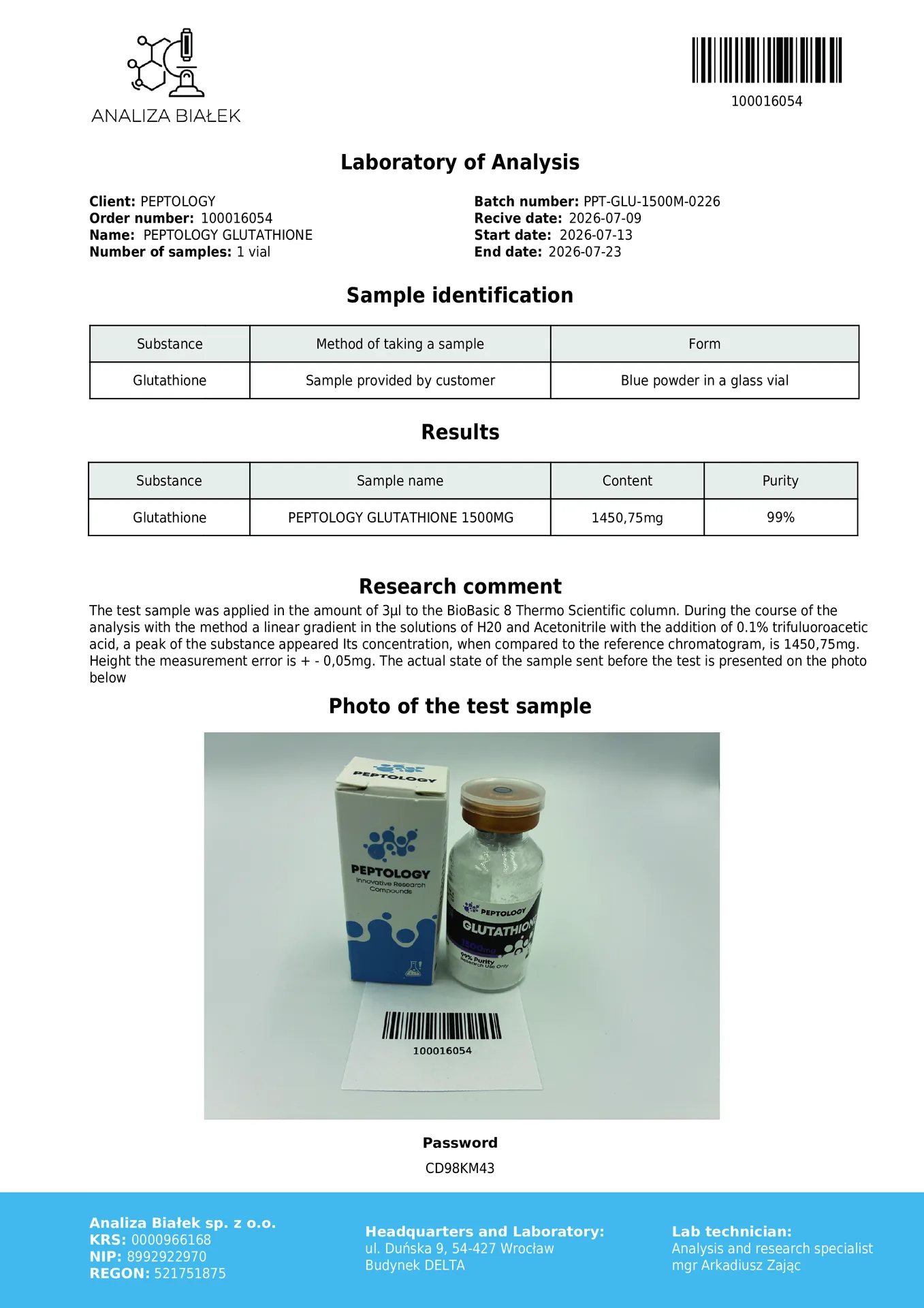 Glutatión 1500 mg – Tripéptido antioxidante – imagen 2