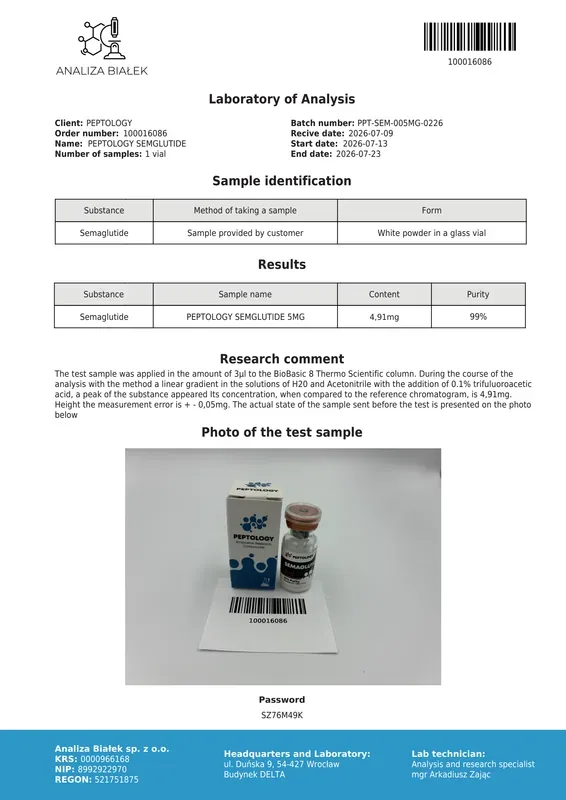 Semaglutida (semaglutide) 5 mg/10 mg – agonista del receptor de GLP-1 – imagen 2
